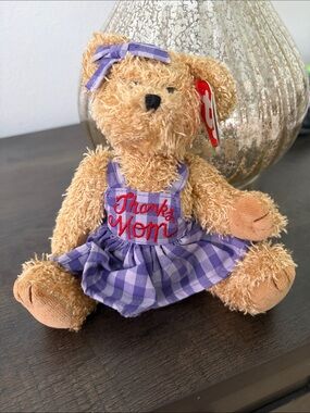 Ty Attic Treasures Collection "Mommy" Thanks Mommy Mother's Day Bear NEW w tags